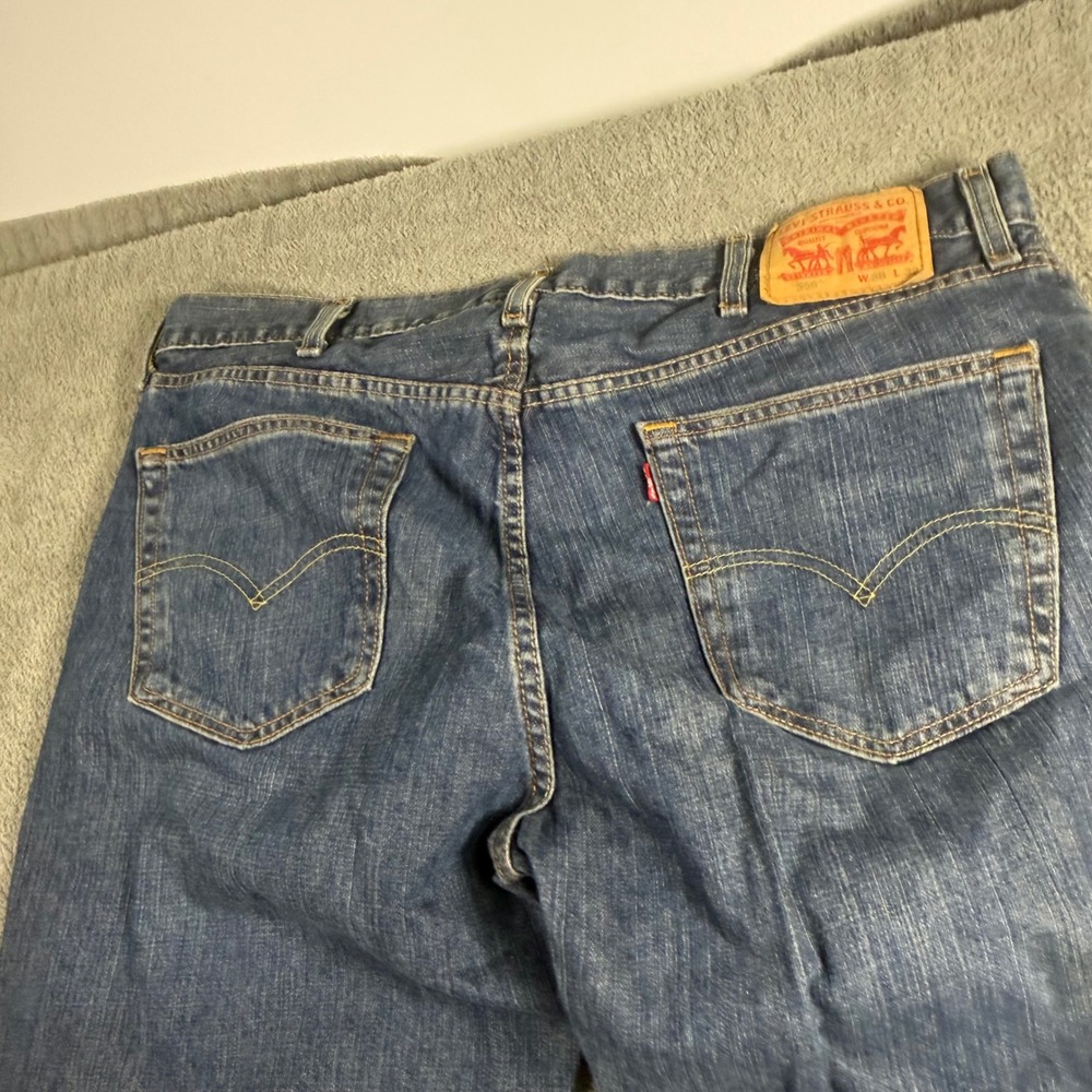 Levis 559 Relaxed Straight Leg Jeans Mens 36x30 Medium Wash Blue Denim 9347